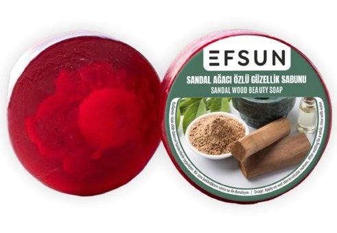 Efsun Güzellik Sabunu Organik Sandal Ağacı Katı Sabun 135 gr