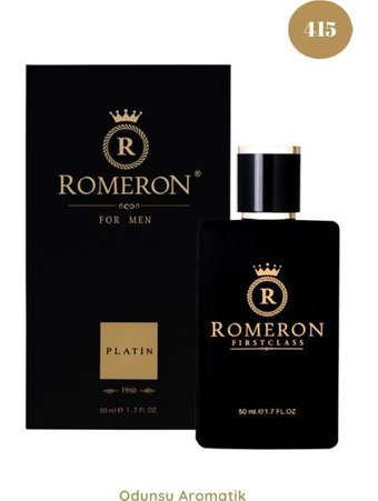 Romeron 415 Platin EDP Çiçeksi-Meyveli Erkek Parfüm 50 ml