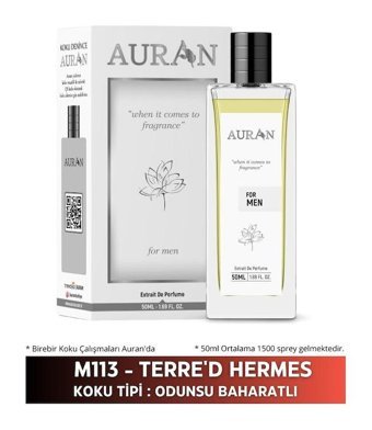 Auran M113 EDP Odunsu-Turunçgil Erkek Parfüm 50 ml