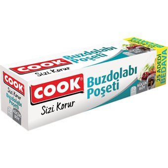 Cook Küçük Buz Dolabı Poşeti 70 Adet