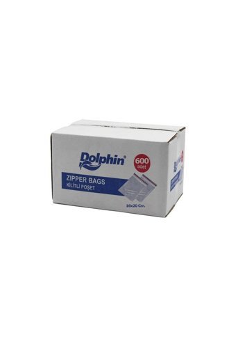 Dolphin Küçük Kilitli 16x20 Buz Dolabı Poşeti 3x600 Adet