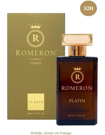 Romeron 520 Gold EDP Çiçeksi-Meyveli Erkek Parfüm 50 ml