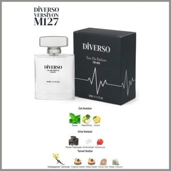 Diverso M127 EDP Çiçeksi-Meyveli Erkek Parfüm 50 ml