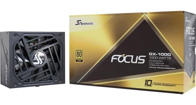 Seasonic Focus GX SSR-1000FX3 GEN5 1000 W 80+ Gold Tam Modüler Powersupply