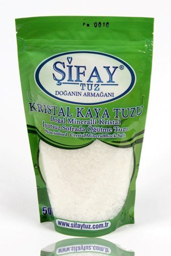 Şifay İyotsuz Kristal Kaya Tuzu Paket 500 gr