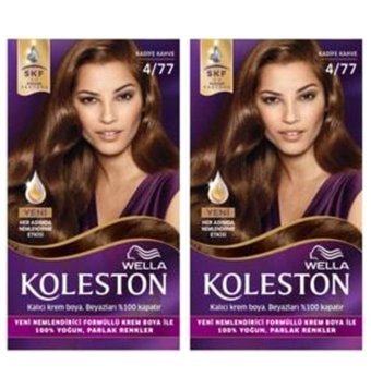 Wella Koleston 4.77 Kadife Kahve Krem Saç Boyası 2x50 ml