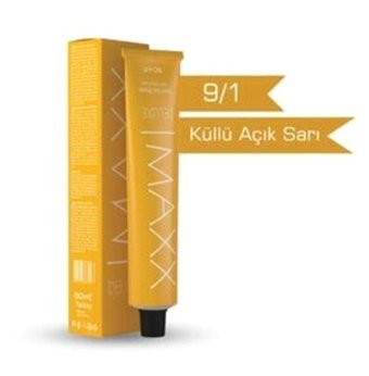 Maxx Deluxe 9.1 Küllü Açık Sarı Krem Saç Boyası 60 ml