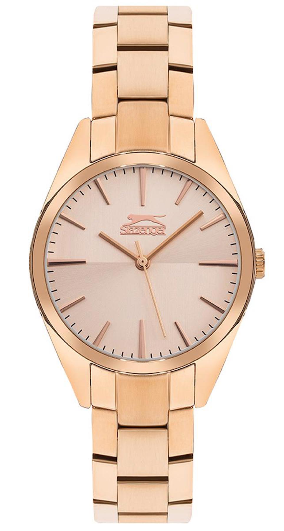 Slazenger SL.09.2275.3.01 36 mm Rose Gold Çelik Kordon Analog Kadın Kol Saati