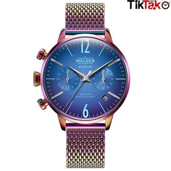 Welder Watch WWRC646 Takvimli 38 mm Çok Renkli Çelik Kordon Analog Kadın Kol Saati