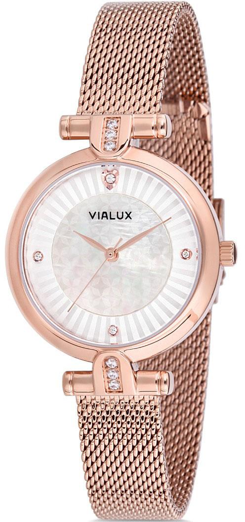 Vialux LJ471R-02SR 30 mm Rose Gold Çelik Kordon Analog Kadın Kol Saati