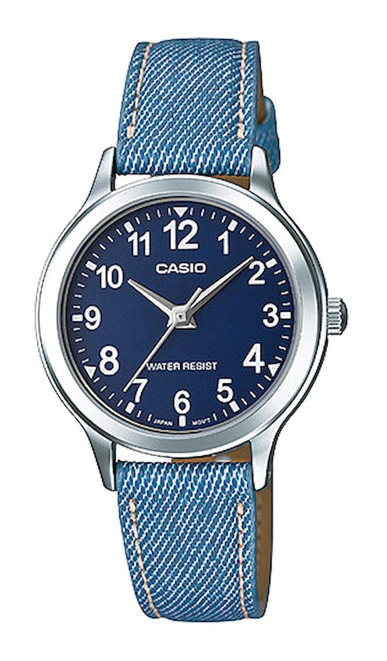 Casio LTP-1390LB-2BDF 30 mm Mavi Deri Kordon Analog Kadın Kol Saati