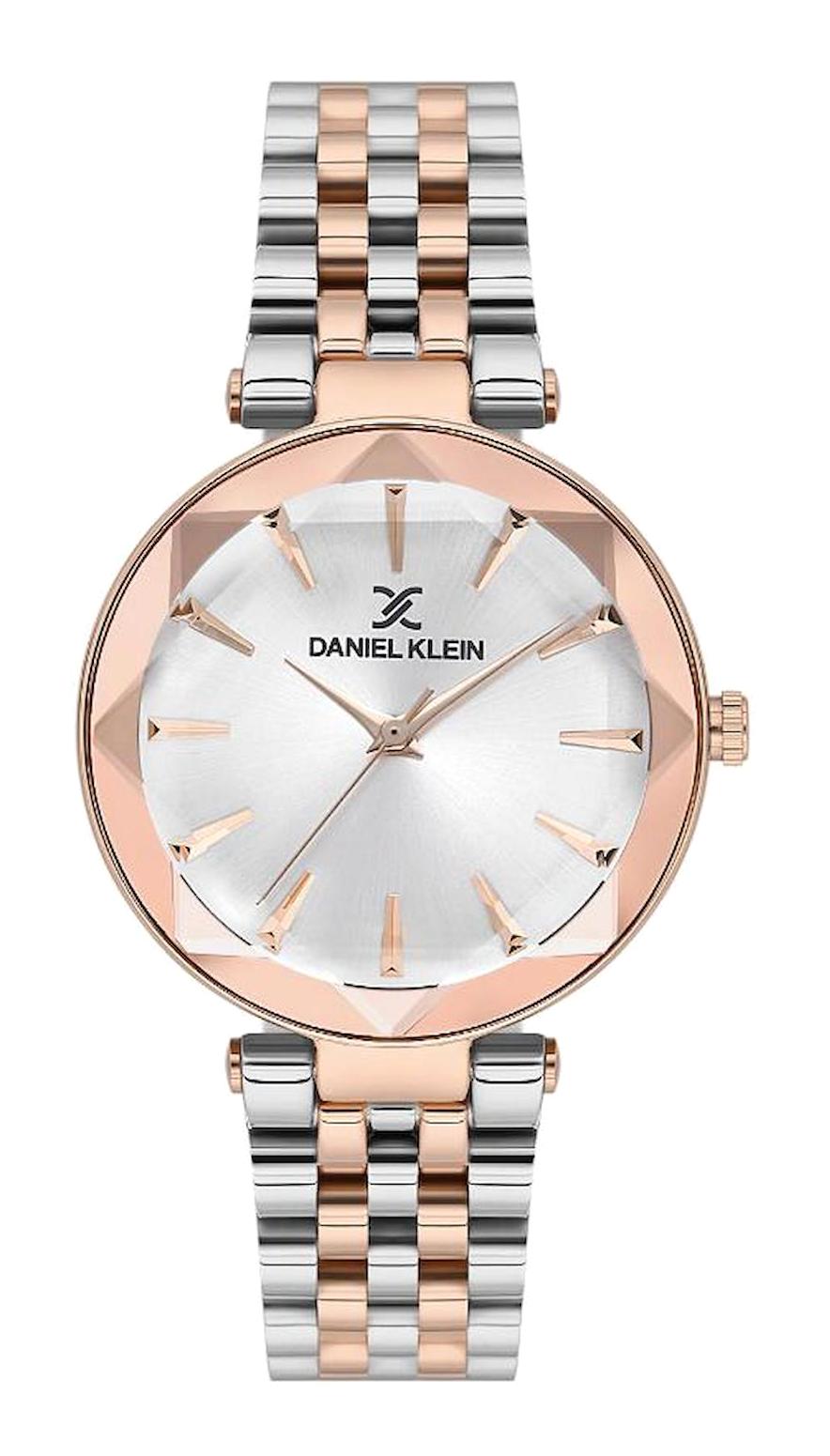 Daniel Klein DKE.1.10629-6 32 mm Gri-Rose Gold Metal Kordon Analog Kadın Kol Saati