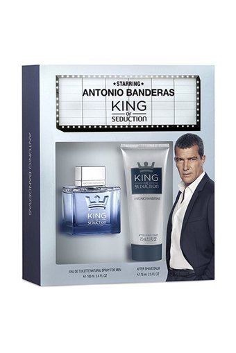 Antonio Banderas King Of Seduction 3 Parça Erkek Parfüm Seti EDT 100 ml + Tıraş Sonrası Balsam Erkek Parfüm Seti 75 ml