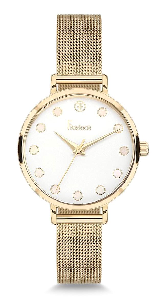 Freelook F.1.1050.04 36 mm Altın Metal Kordon Analog Kadın Kol Saati