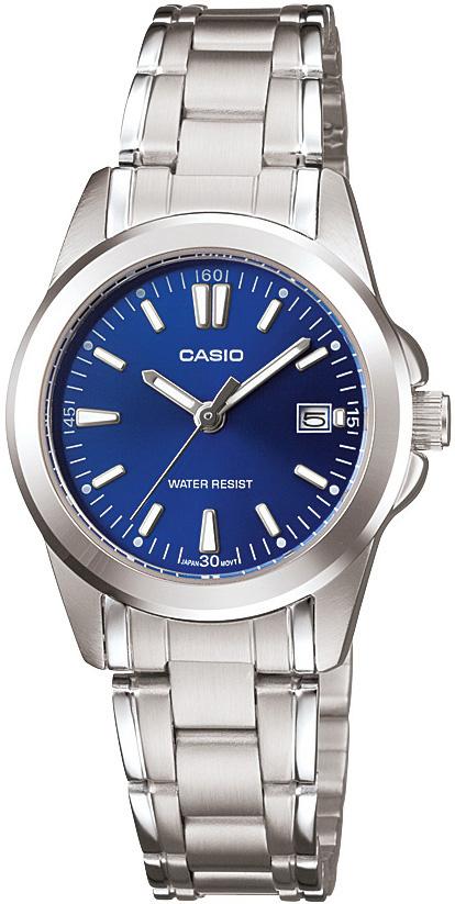 Casio LTP-1215A-2A2DF 28 mm Gri Çelik Kordon Analog Kadın Kol Saati