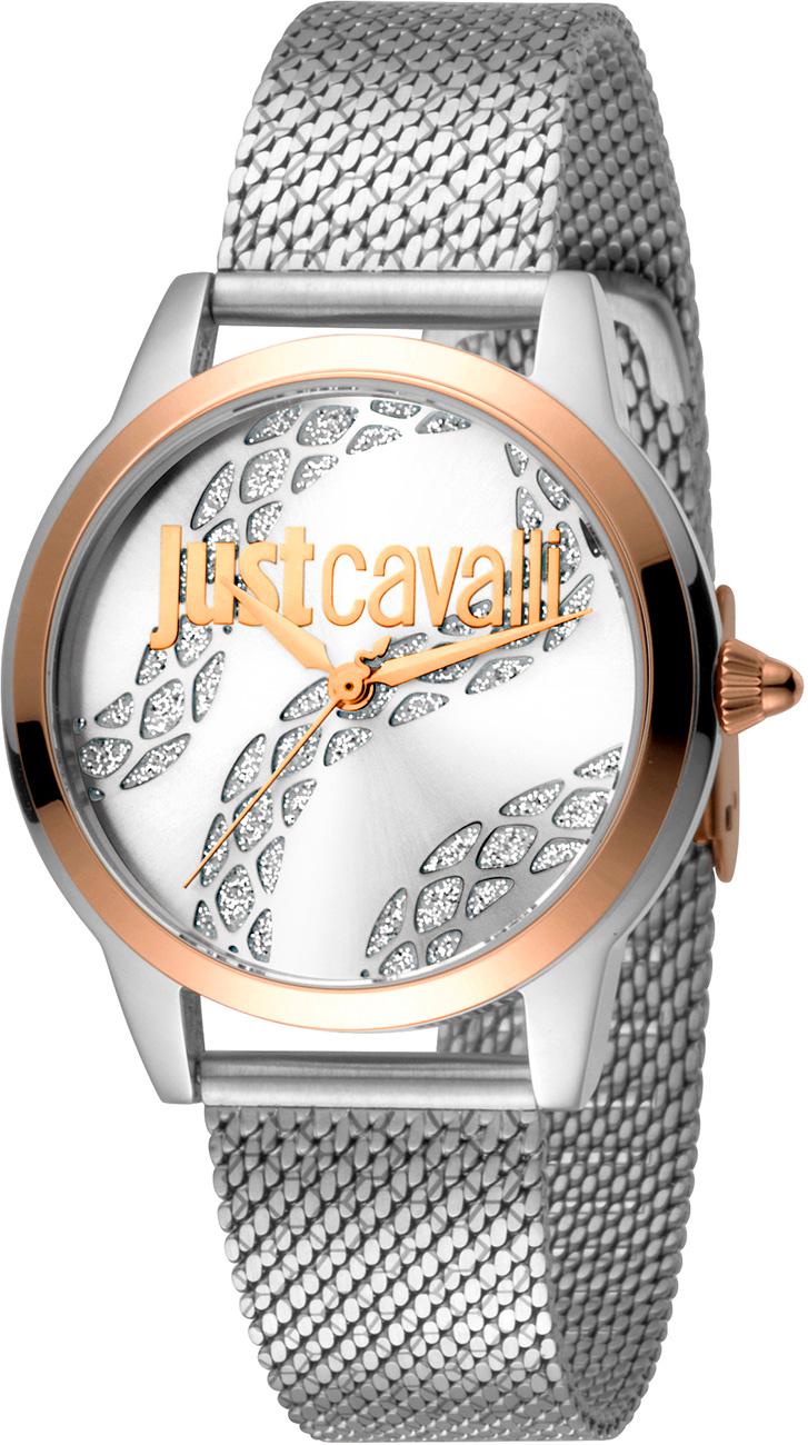 Just Cavalli JC1L050M0295 34 mm Gri Çelik Kordon Analog Kadın Kol Saati