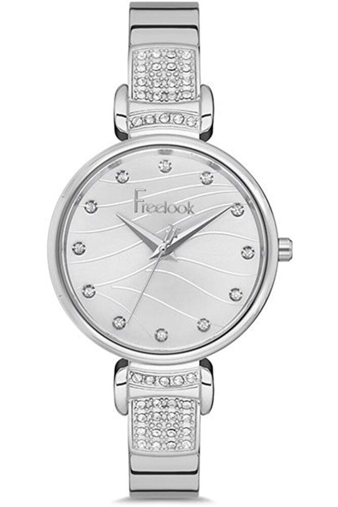 Freelook FL.1.10042.1 36 mm Gri Metal Kordon Analog Kadın Kol Saati