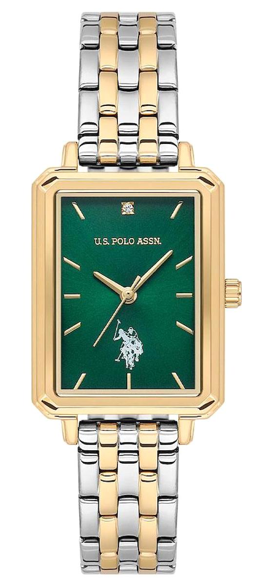 U.S. Polo Assn USPA2082-04 23.2-36.3 mm Altın-Gri Çelik Kordon Analog Kadın Kol Saati