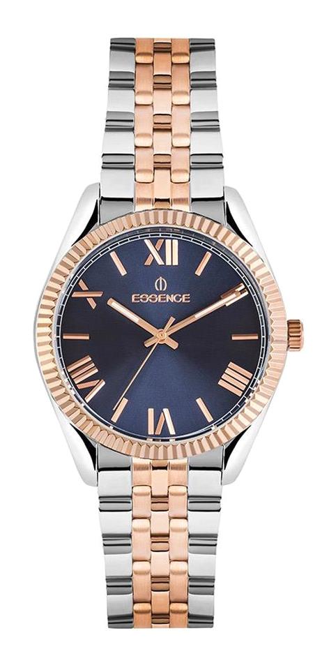 Essence ES6538FE.590 41 mm Gri-Rose Gold Çelik Kordon Analog Kadın Kol Saati