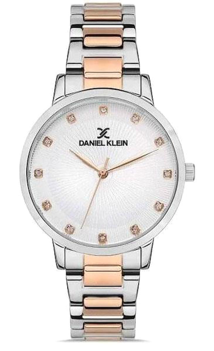 Daniel Klein DKE.1.10007-4 35 mm Gri-Rose Gold Çelik Kordon Analog Kadın Kol Saati