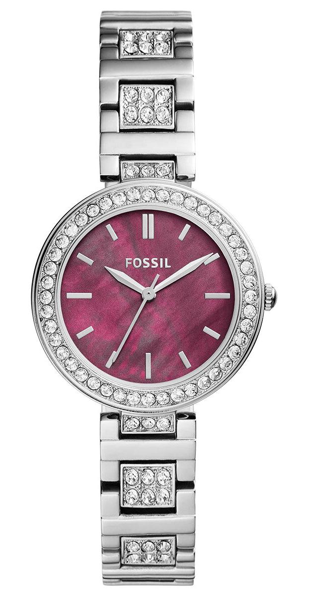 Fossil FBQ3904 32 mm Gri Çelik Kordon Analog Kadın Kol Saati