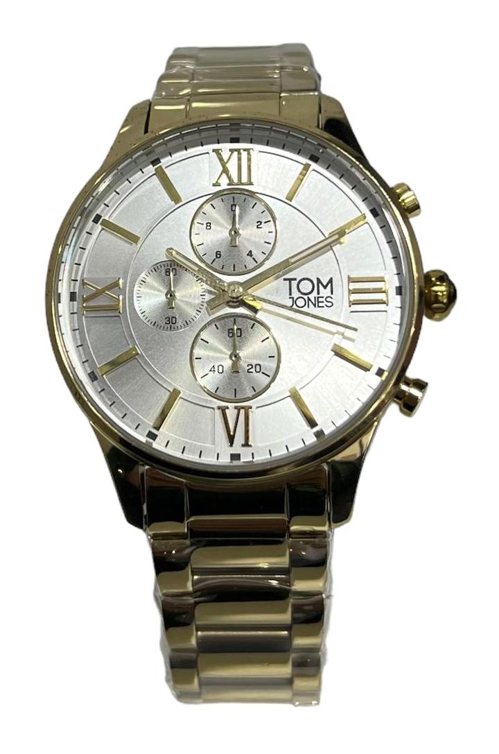 Tom Jones TJ.1.2069.05 Takvimli 36-40 mm Altın Çelik Kordon Analog Kadın Kol Saati