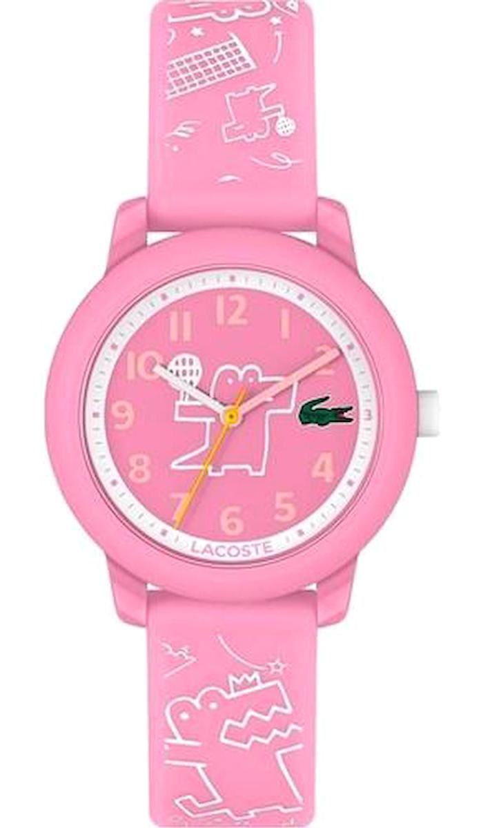 Lacoste LAC2030058 33 mm Pembe Silikon Kordon Analog Çocuk Kol Saati