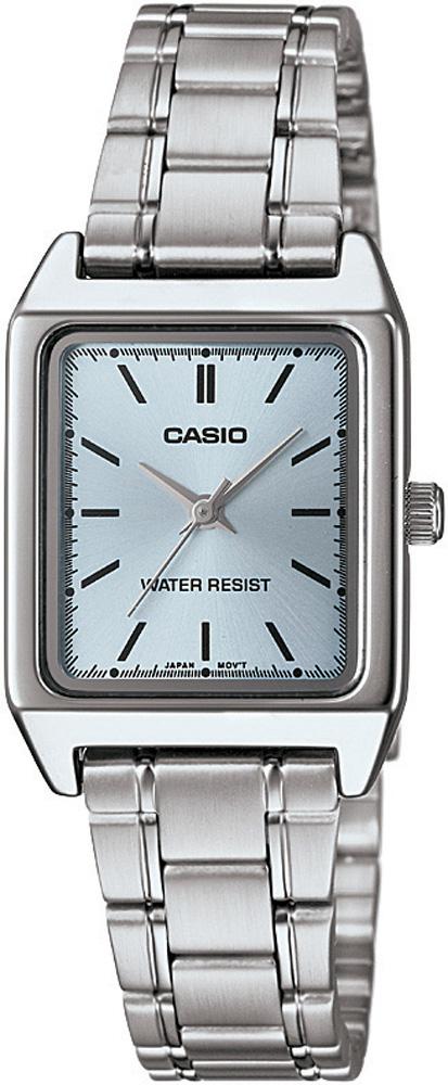 Casio LTP-V007D-2EUDF 22 mm Gri Çelik Kordon Analog Kadın Kol Saati