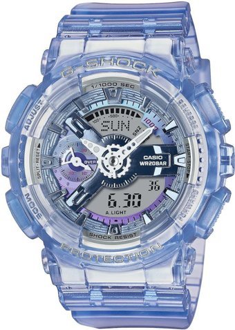 Casio G-Shock Gma-S110vw-6Adr Takvimli 45 mm Mavi Plastik Kordon Analog Kadın Kol Saati