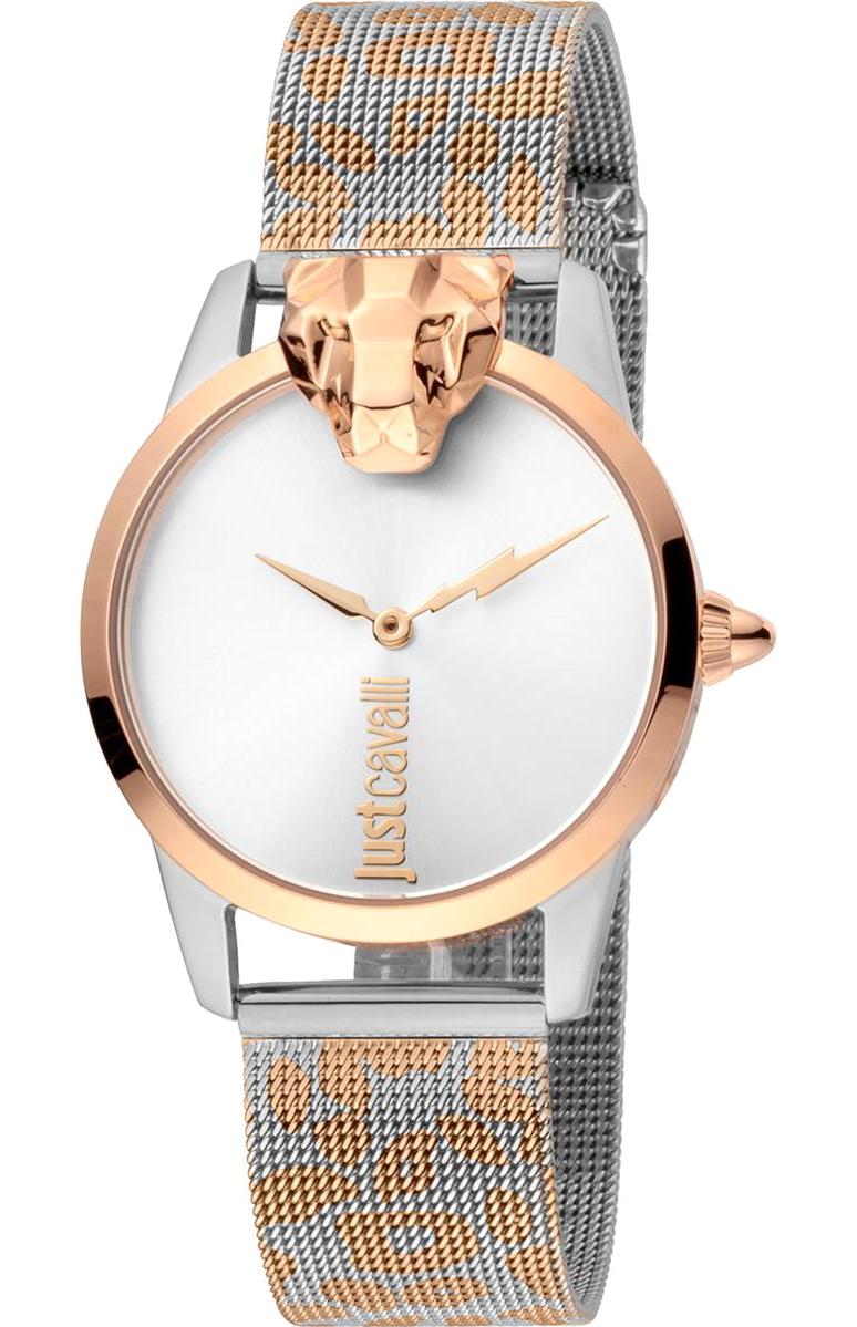 Just Cavalli JC1L057M0305 32 mm Gri-Rose Gold Çelik Kordon Analog Kadın Kol Saati