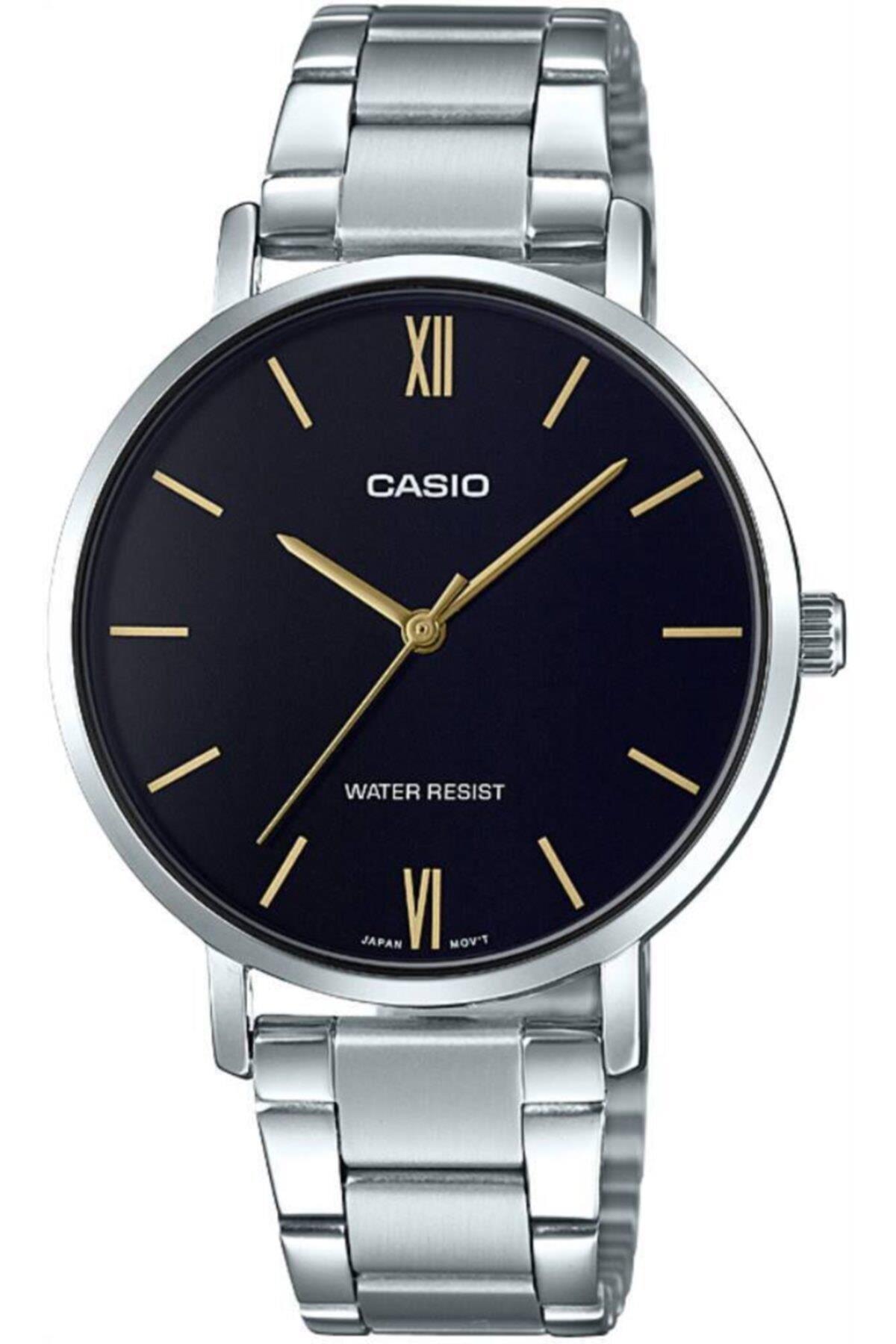 Casio LTP-VT01D-1BUDF 34 mm Gri Çelik Kordon Analog Kadın Kol Saati