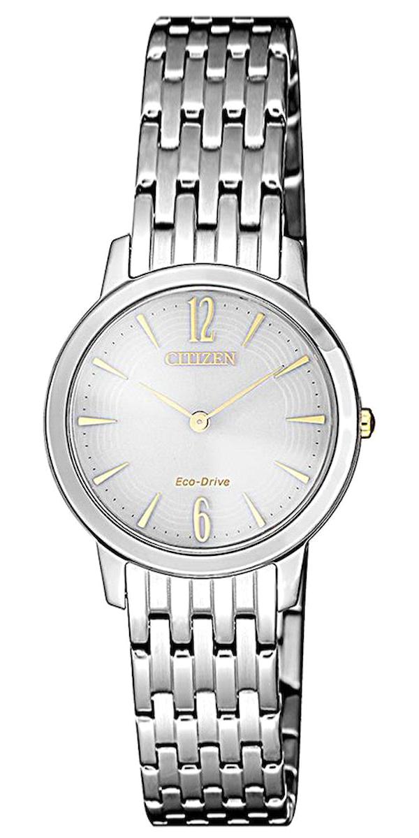 Citizen EX1498-87A 29 mm Gri Çelik Kordon Analog Kadın Kol Saati