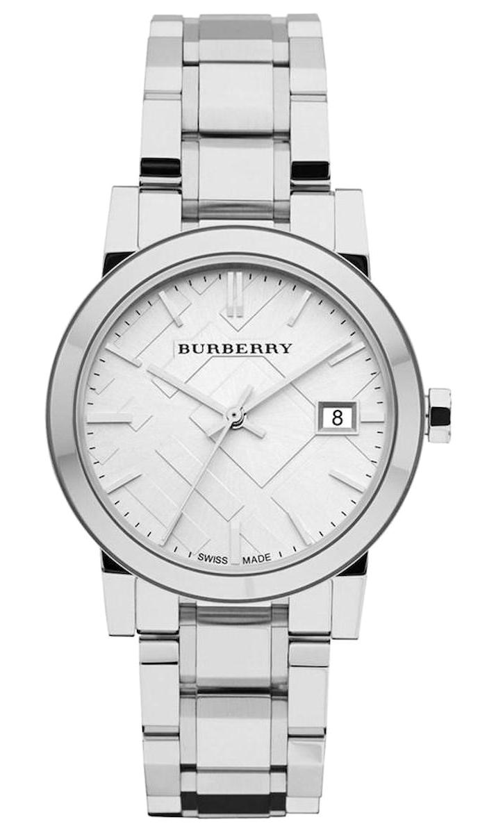 Burberry BU9100 Takvimli 34 mm Gri Çelik Kordon Analog Kadın Kol Saati