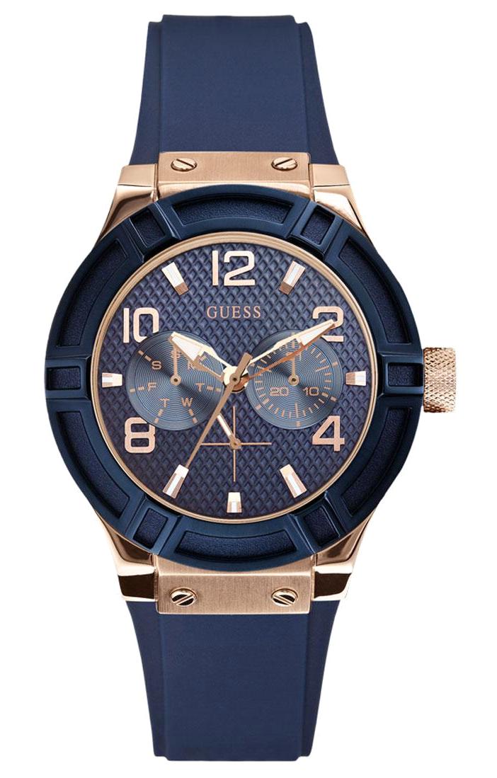 Guess GUW0571L1 39 mm Lacivert Silikon Kordon Analog Kadın Kol Saati