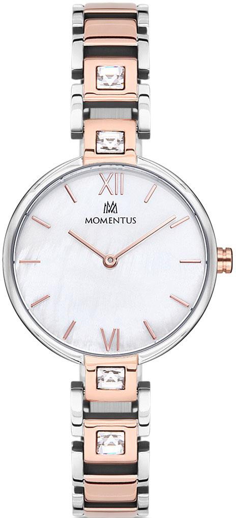 Momentus SW282T-02SR 32 mm Gri-Rose Gold Çelik Kordon Analog Kadın Kol Saati