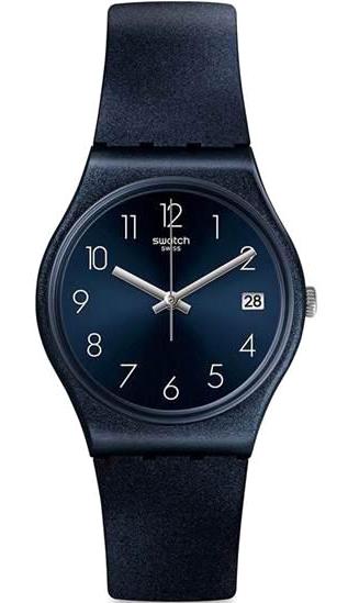 Swatch GN414 34 mm Lacivert Plastik Kordon Analog Kadın Kol Saati