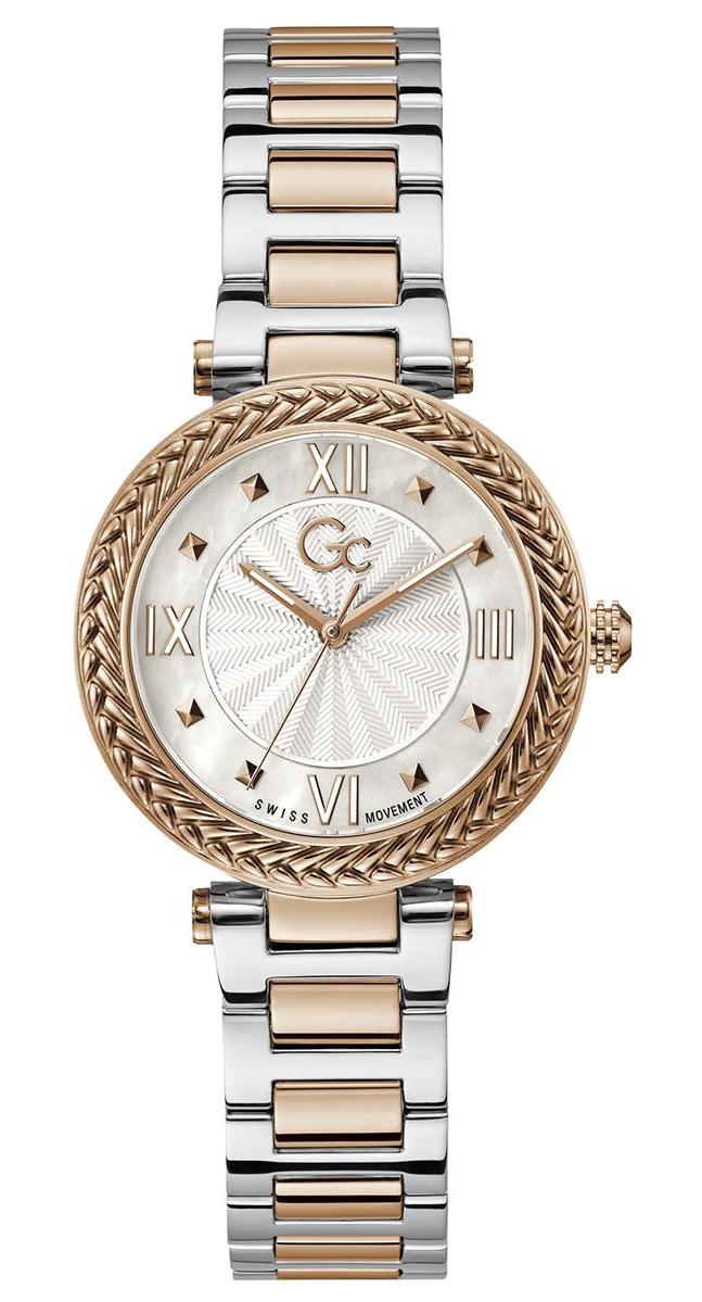 Guess GCZ41002L1MF 34 mm Gri-Rose Gold Çelik Kordon Analog Kadın Kol Saati