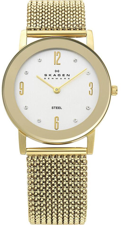 Skagen SKA39LGG1 32 mm Altın Çelik Kordon Analog Kadın Kol Saati