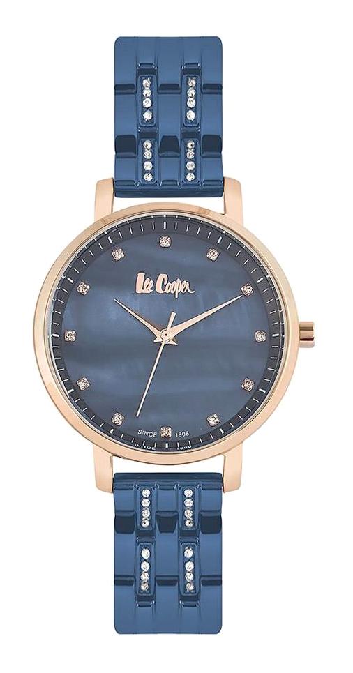 Lee Cooper LC06627.490 40 mm Lacivert Metal Kordon Analog Kadın Kol Saati