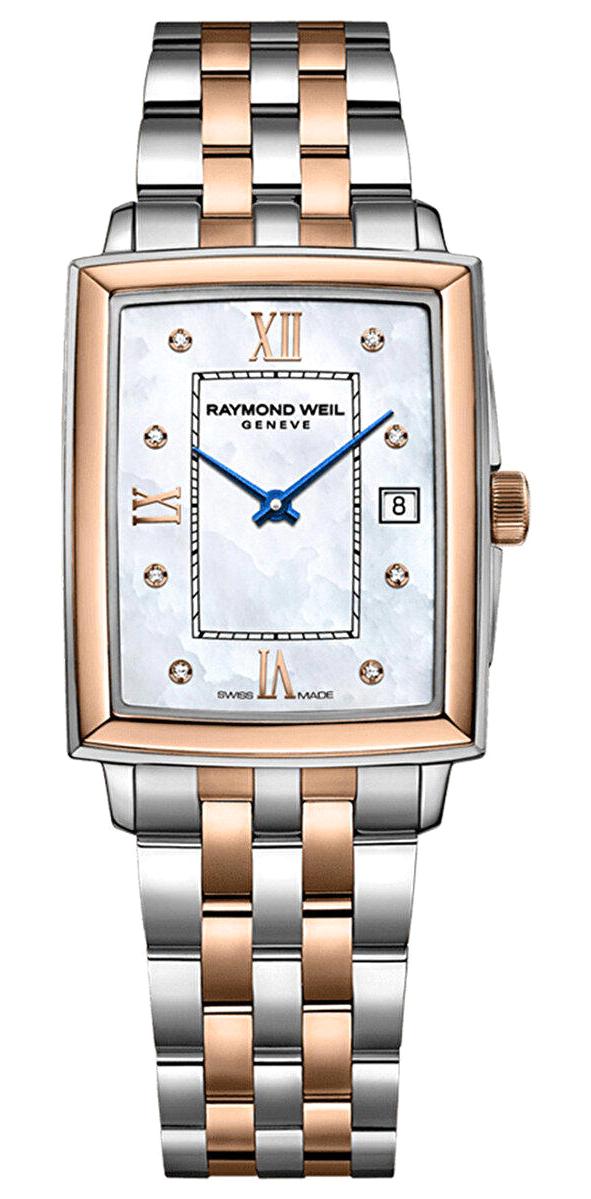 Raymond Weil RW5925SP500995 Takvimli 35 mm Gri-Rose Gold Çelik Kordon Analog Kadın Kol Saati