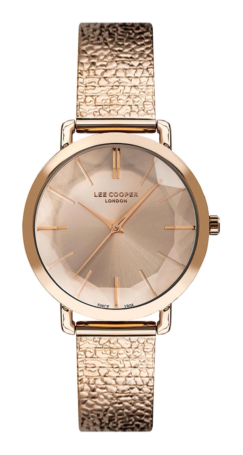 Lee Cooper LC07239.410 40 mm Rose Gold Metal Kordon Analog Kadın Kol Saati