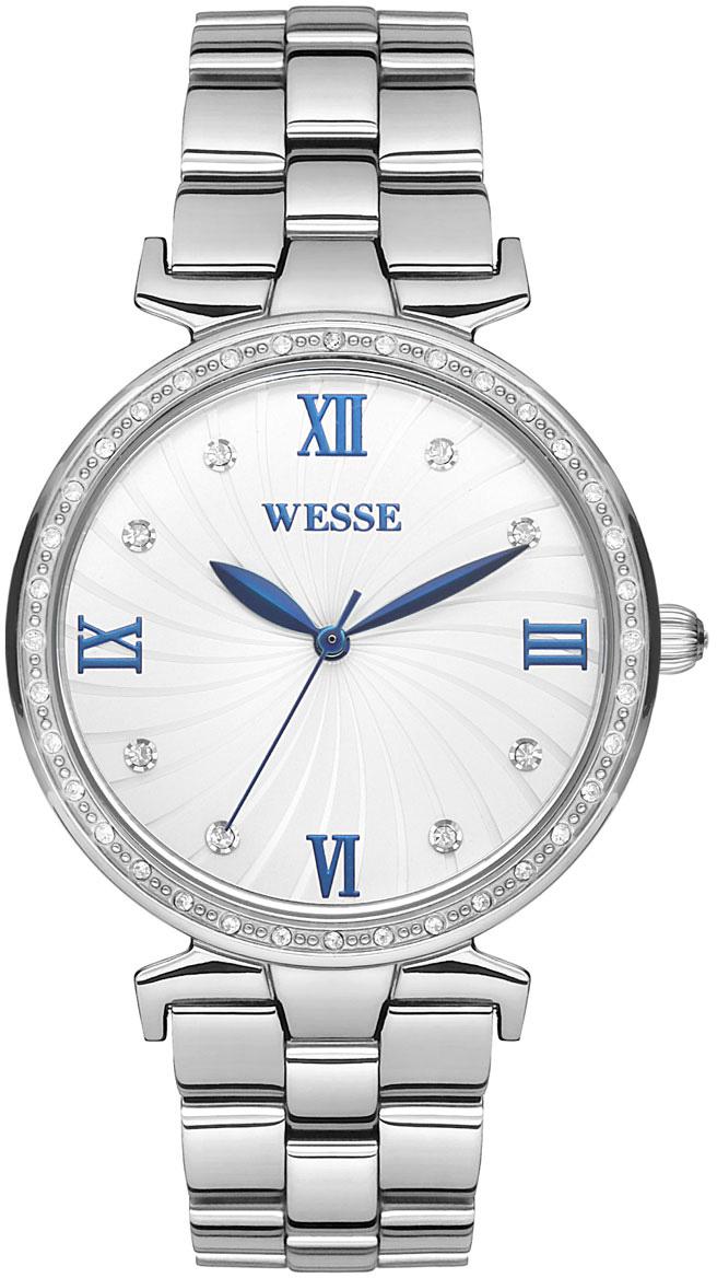 Wesse WWL1050-03 40 mm Gri Çelik Kordon Analog Kadın Kol Saati