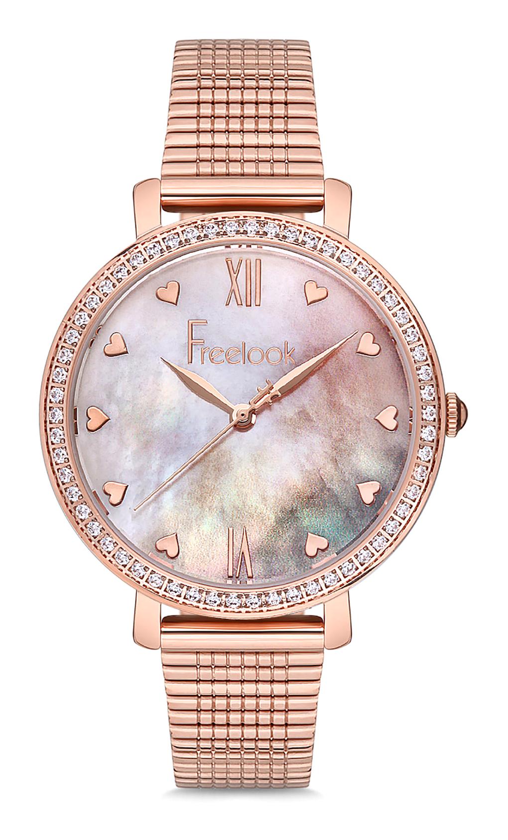 Freelook FL.1.10058.3 25 mm Rose Gold Çelik Kordon Analog Kadın Kol Saati