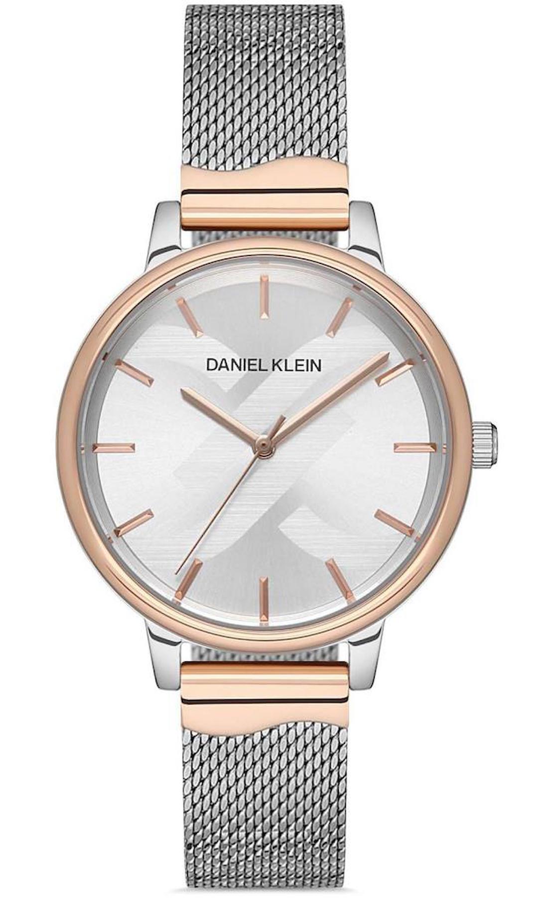 Daniel Klein DK012391J-04 36 mm Gri Hasır Kordon Analog Kadın Kol Saati