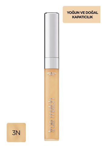 L'oreal Paris True Match 3N Creamy Beige Göz Altı ve Yüz Likit Fırça Kapatıcı