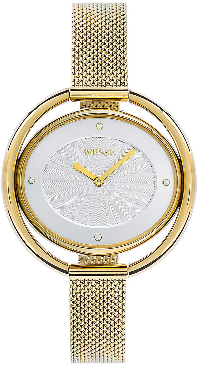 Wesse WWL3001-06M 38 mm Altın Çelik Kordon Analog Kadın Kol Saati