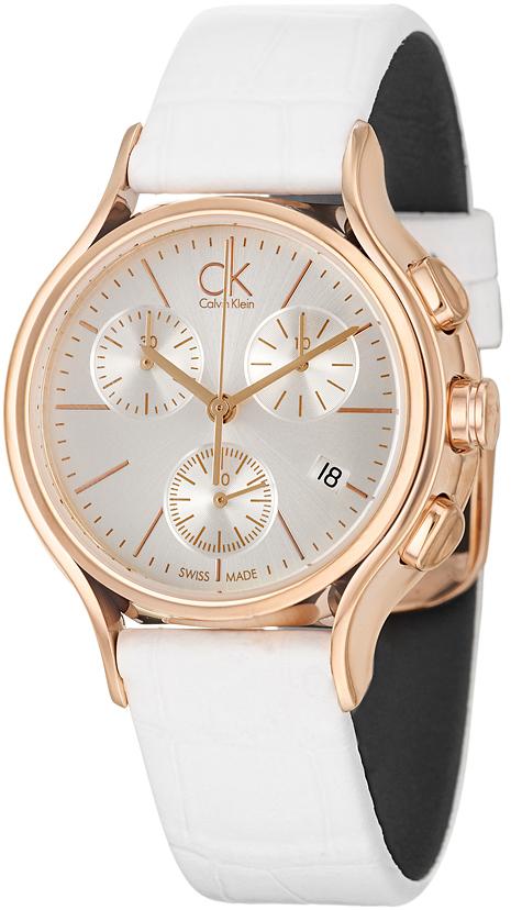 Calvin Klein K2U296L6 32 mm Beyaz Deri Kordon Analog Kadın Kol Saati