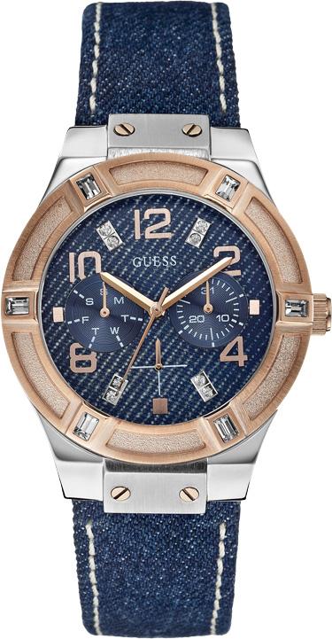 Guess GUW0289L1 39 mm Lacivert Kanvas Kordon Analog Kadın Kol Saati