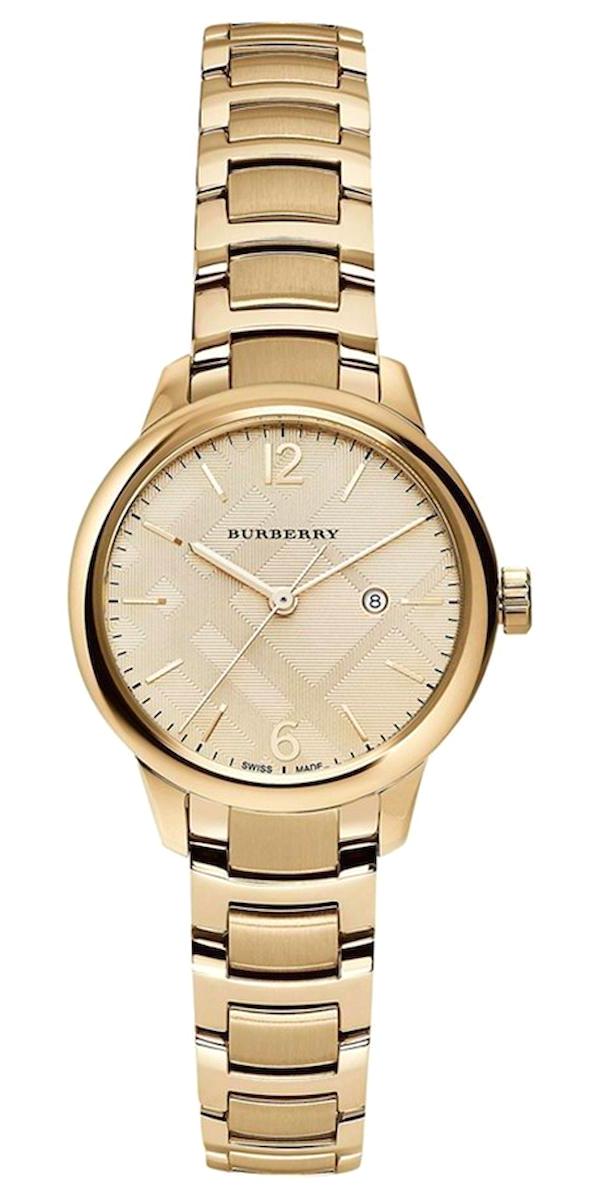 Burberry BU10109 Takvimli 32 mm Rose Gold Çelik Kordon Analog Kadın Kol Saati