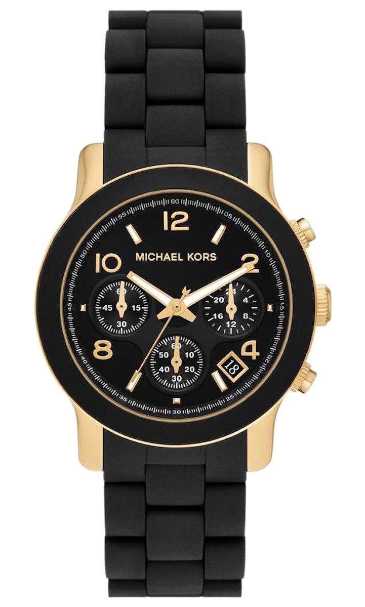 Michael Kors MK7385 Takvimli 38 mm Siyah Silikon Kordon Analog Kadın Kol Saati